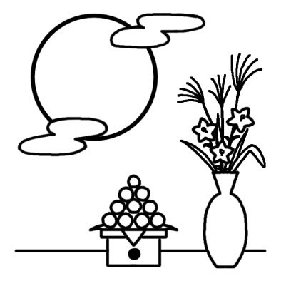 50 9 月 イラスト 白黒 無料イラスト集