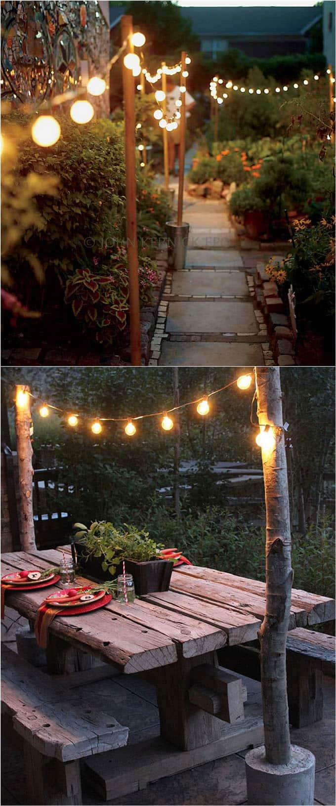 In the summer, i love to grill and entertain outdoors. 28 Stunning Diy Outdoor Lighting Ideas So Easy A Piece Of Rainbow