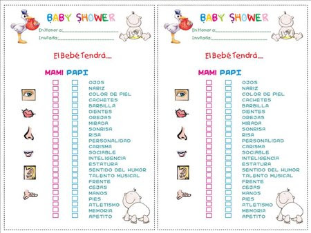 Juego trivia de baby shower para imprimir y compartir con todos tus invitados, amigos y familiares en la celebración de tu fiesta de baby shower. Juegos Para El Baby Shower Para Imprimir Gratis Imagui