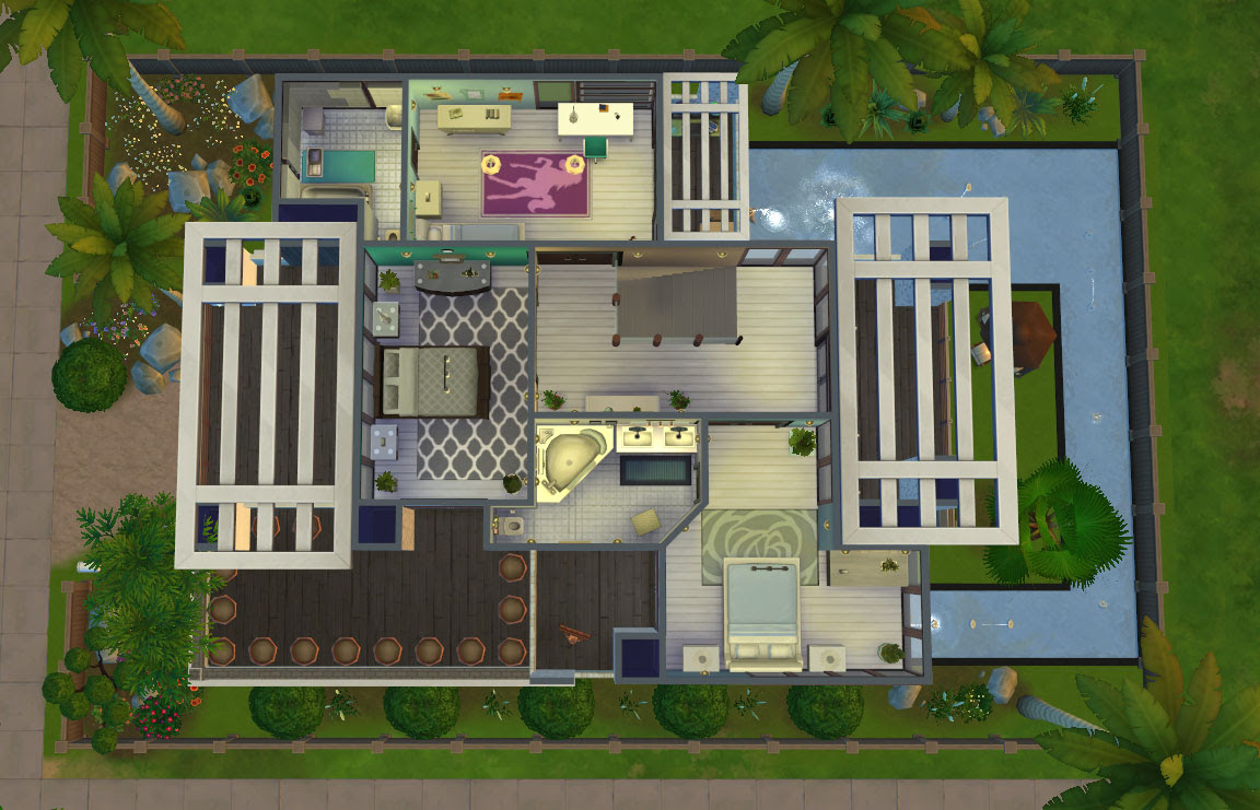 Modern House  Plans  Sims  4  Design  For Home 