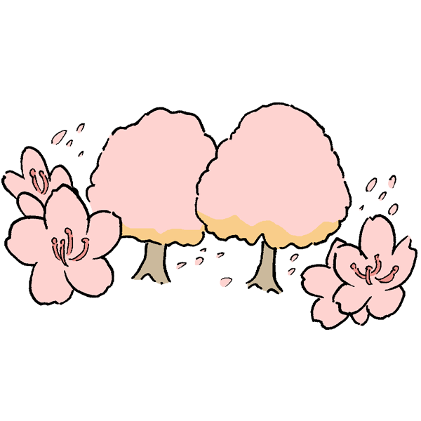無料印刷可能桜の 木 イラスト かわいい 無料イラスト集