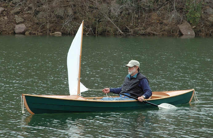 leda floan: square stern wood canoe plans