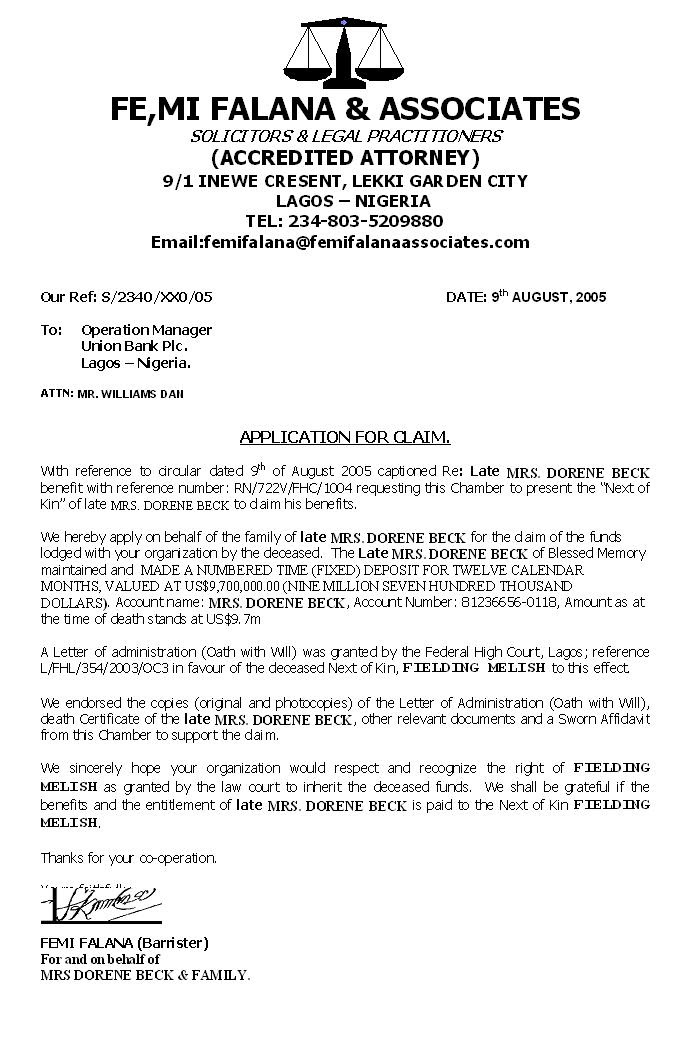 28+ Nigerian Application Letter Samples Pictures - picture