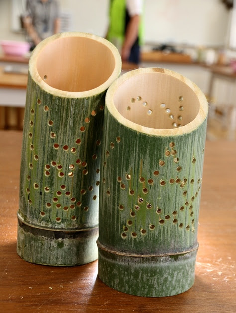 最高の画像 最高 竹 灯篭 の 作り方