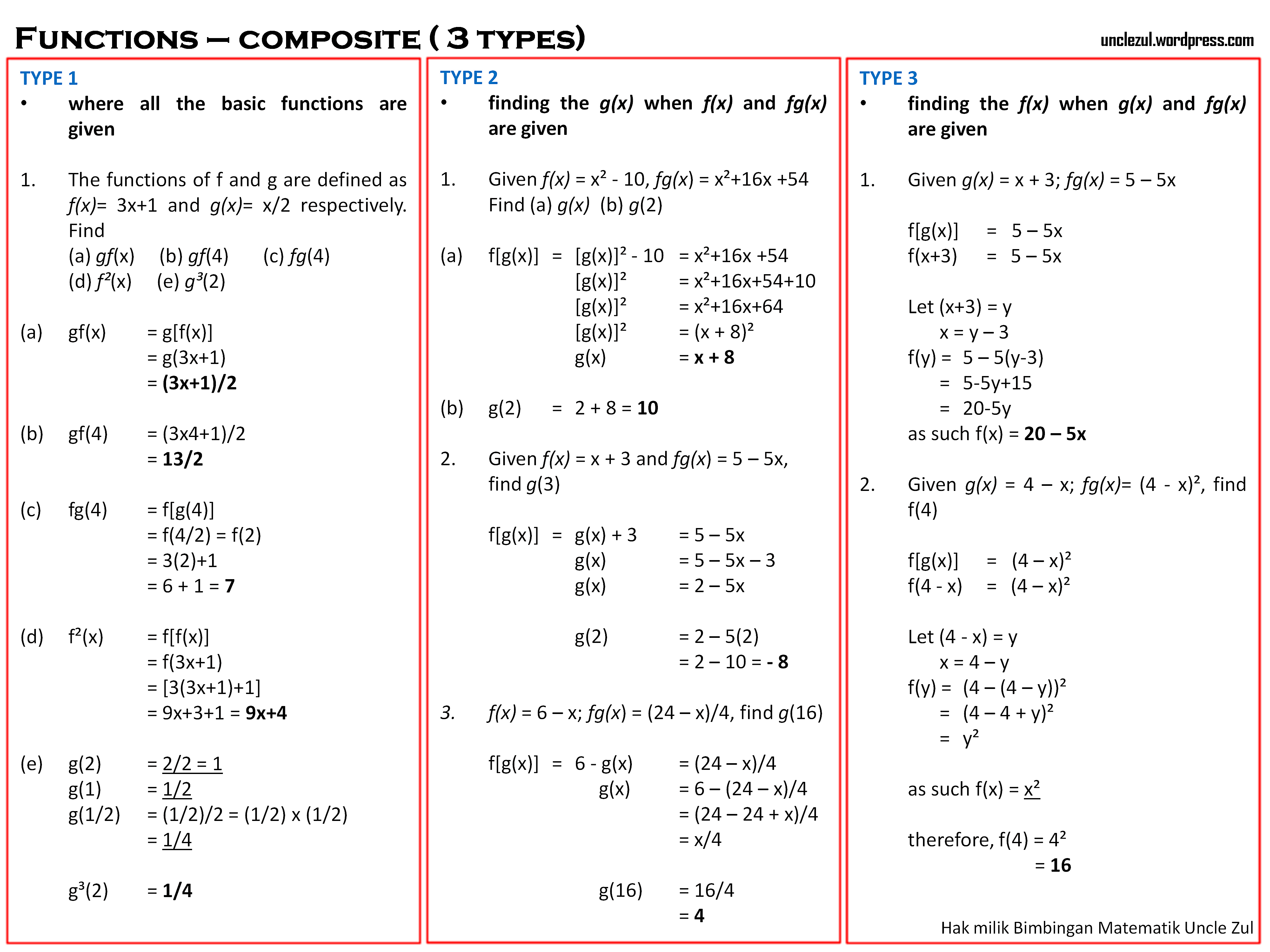 Contoh Soalan Matematik Algebra - Umi Wasiati