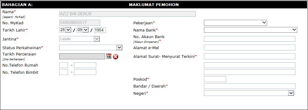 Borang Permohonan Br1m 2017 - Foto Anjingg