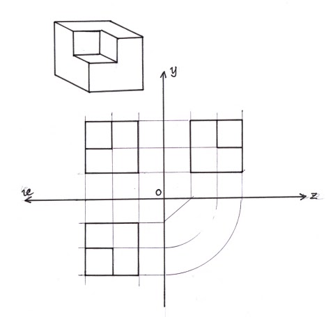 Contoh Gambar Proyeksi 3 Dimensi Contoh Jol
