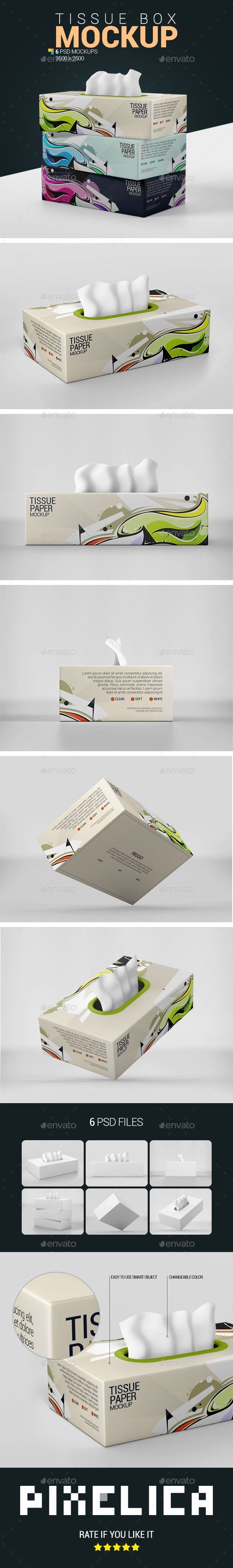 Download 7857+ Tissue Paper Box Mockup Psd Mockups Design