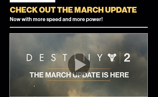 CHECK OUT THE MARCH UPDATE Now with more speed and more power!