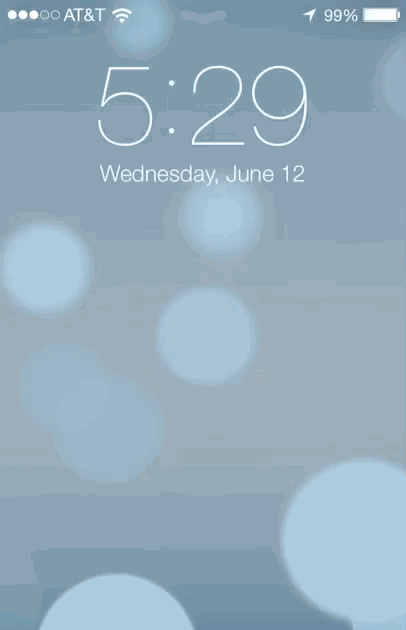 iphone lock screen clock wallpaper - How To Create iOS 7 On A