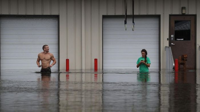 Après l'ouragan Florence