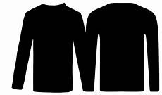 Gambar Mentahan Baju Polos Hitam Depan Belakang Mockup Fresh