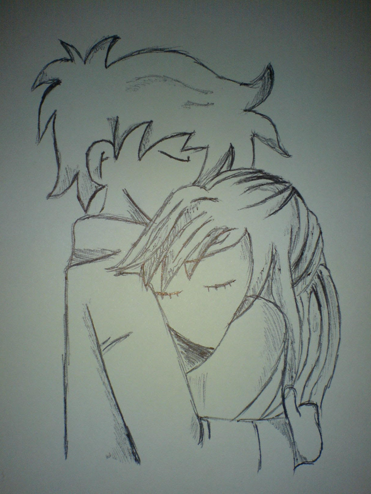 38 Sketch Drawing Of Girl And Boy Hugging