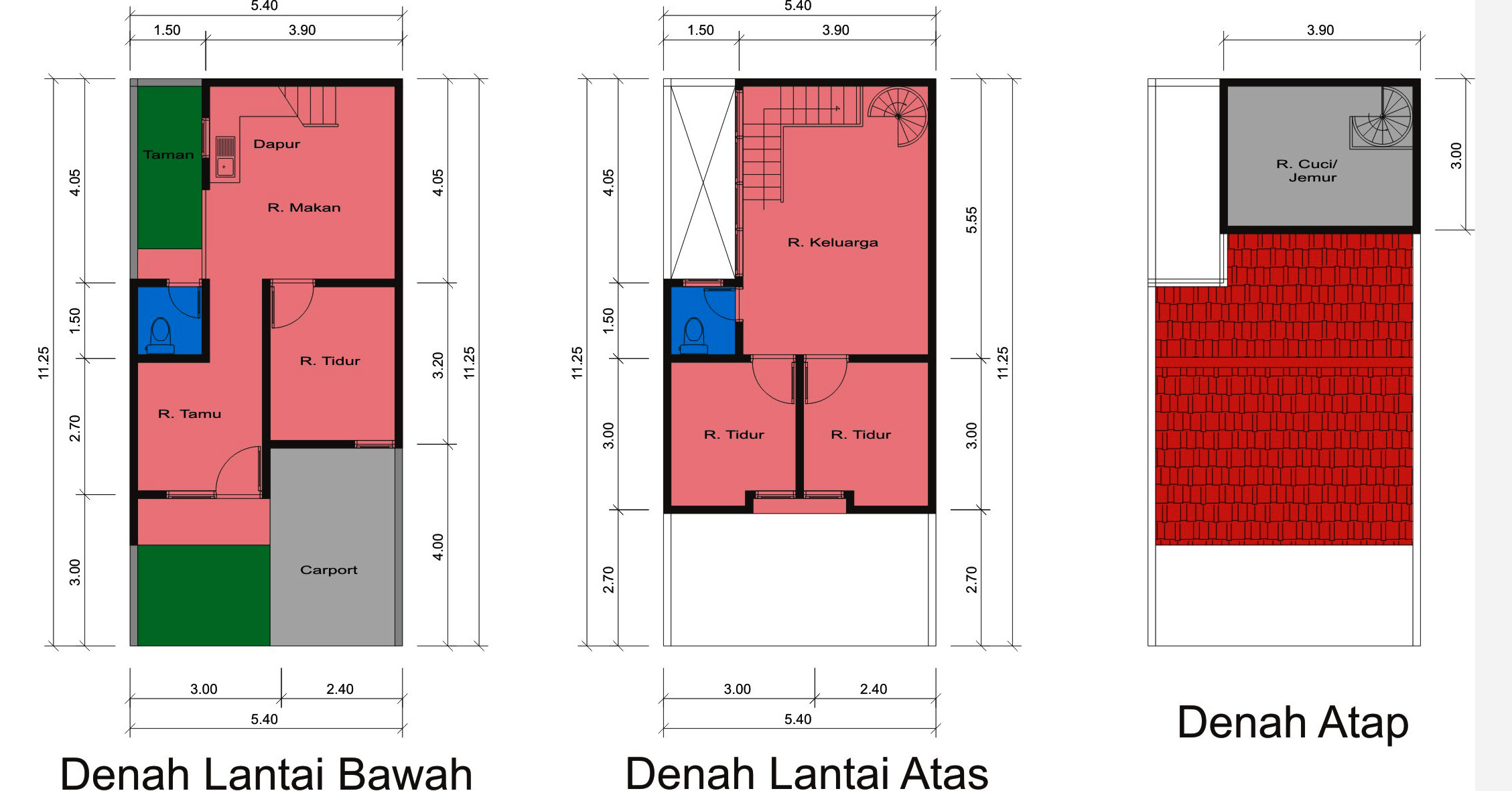 Kumpulan Desain  Rumah  Minimalis  Ukuran 4x15  Kumpulan 