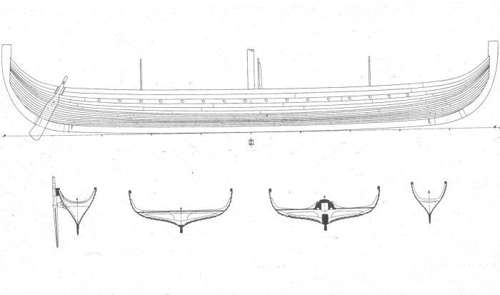 Viking ship plans model Plan make easy to build boat