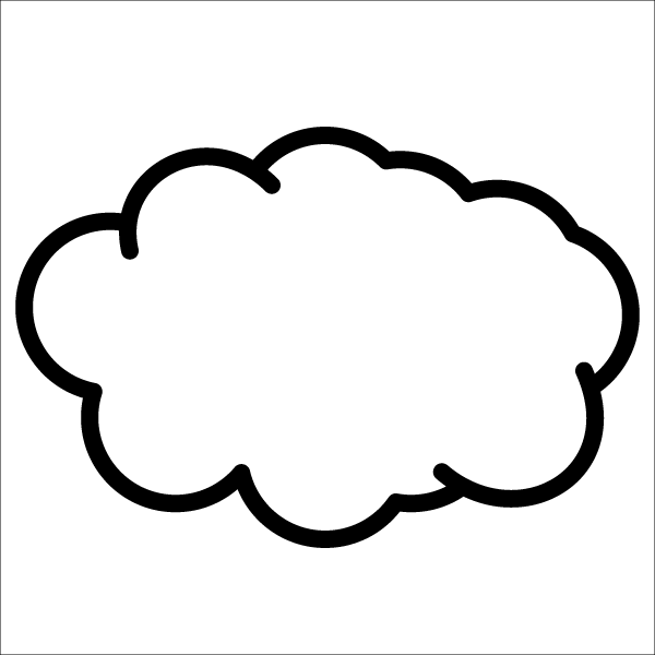 エレガント雲 イラスト かわいい 手書き 無料イラスト集
