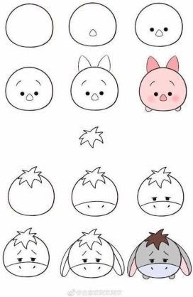 手書き かわいい 簡単 ディズニー イラスト の最高のコレクション 最高の壁紙hd