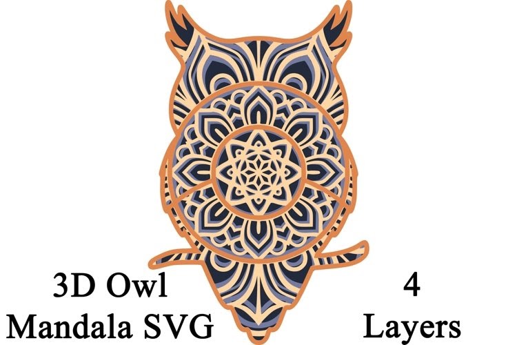 Download Layered Animal Mandala Svg Design - Free Layered SVG Files