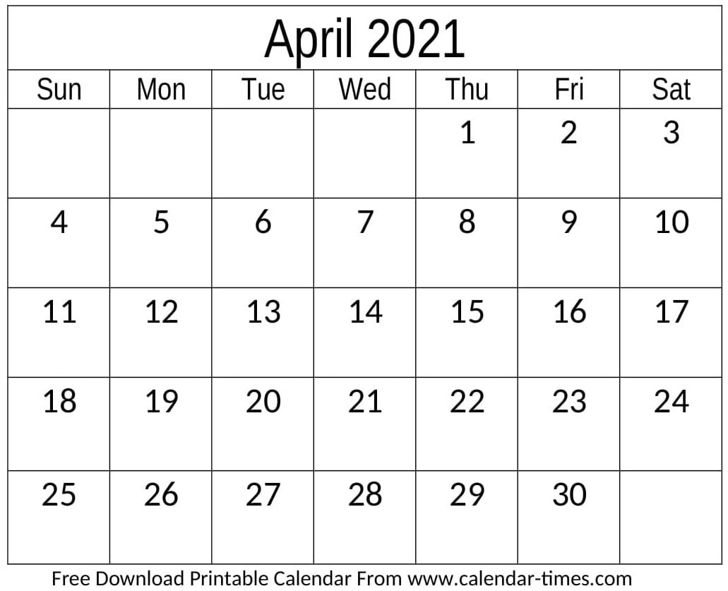 Download or print dozens of may 2021 calendar templates. April 2021 Calendar Monthly And Weekly Planner Template