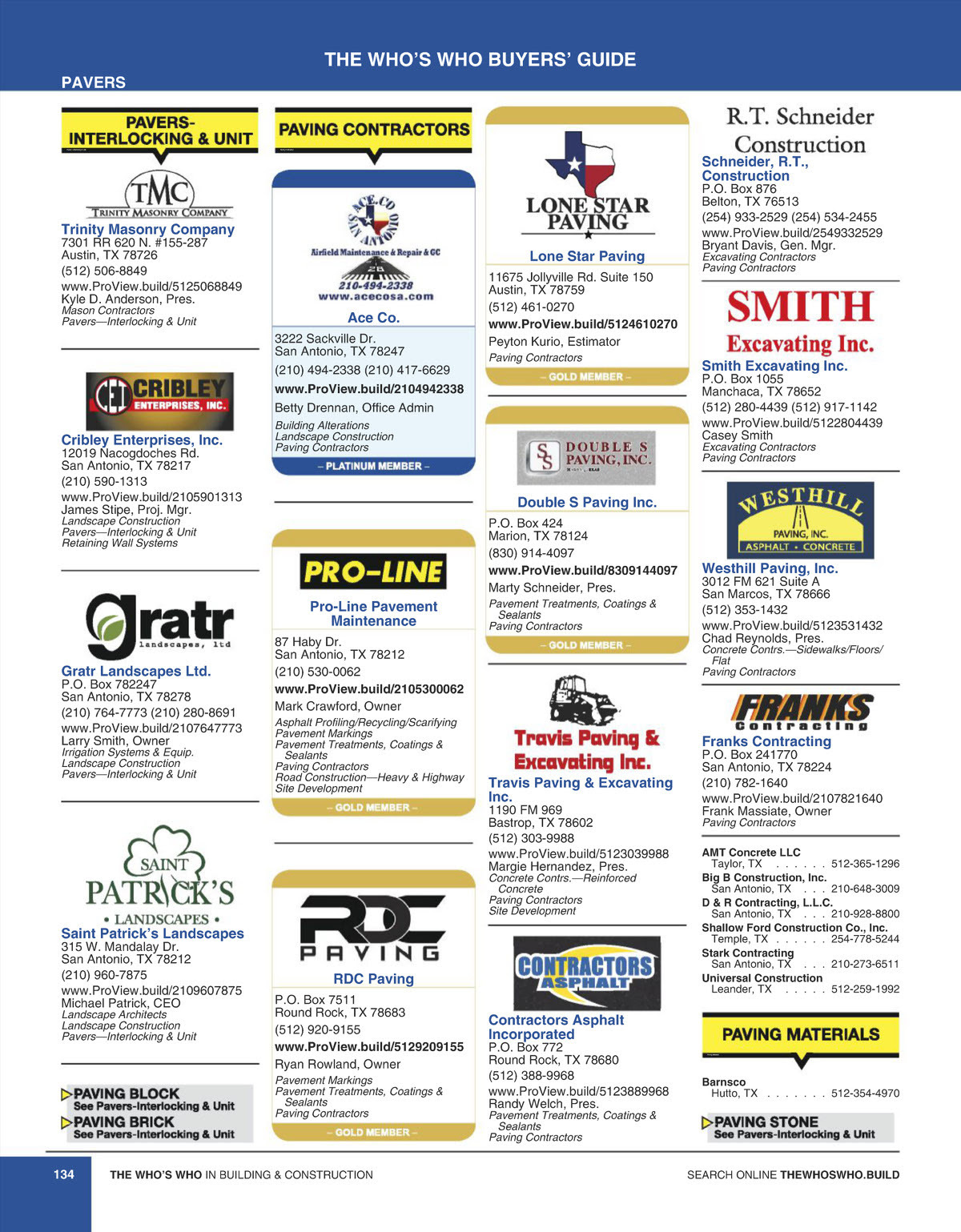 However, once you encase the rail in concrete maintenance becomes an issue as you need a jack hammer to expose the rail and fastenings. Who S Who Fall 2017 San Antonio Page 134