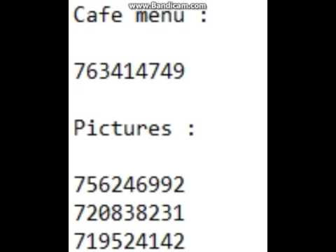 Roblox Bloxburg Cafe Sign Id How To Get 40 Robux On Computer