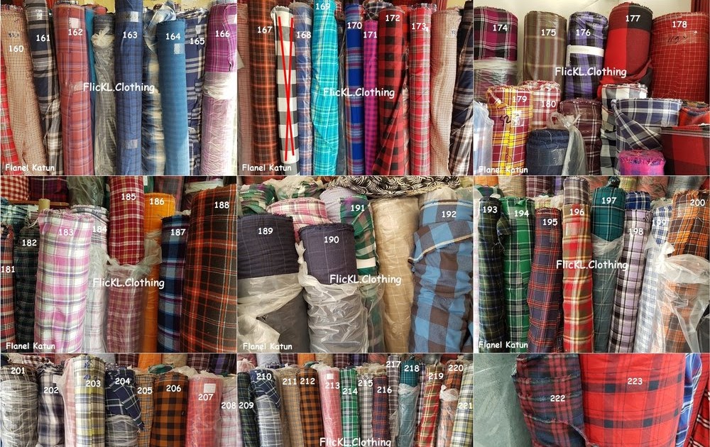 Harga Kain Flanel Tulungagung - Jual Bahan Kain Flanel Cotton Katun Kotak Kotak Kemeja ...