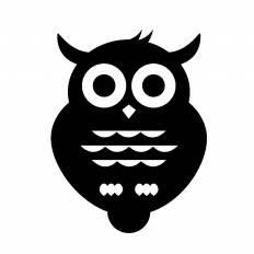 ラブリーフクロウ イラスト シルエット 最高の動物画像