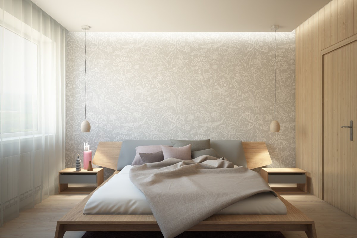 A black accent wall finished in textured wallpaper serves as a contrasting background to a pristine design wise, a gray accent wall can fit any style whether it may be modern, transitional or to keep a black accent wall bedroom design from looking too dark one can add plenty of lighter contrast. 44 Awesome Accent Wall Ideas For Your Bedroom