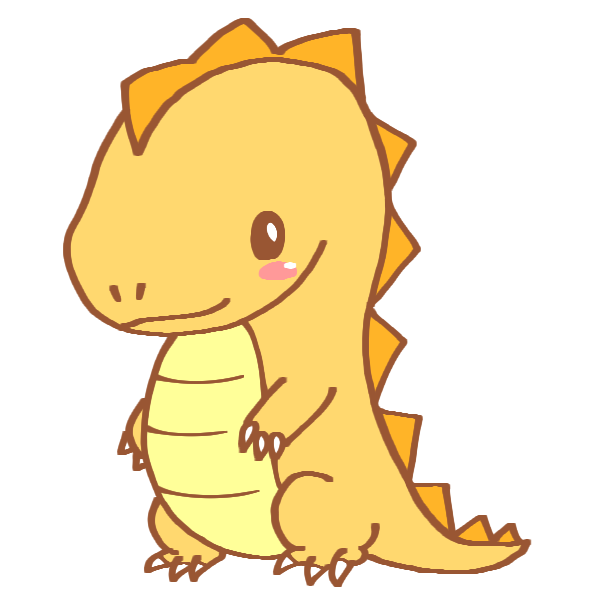 綺麗な怪獣 イラスト かわいい 簡単 アニメ画像