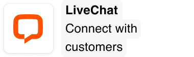 LiveChat: Connect with customers