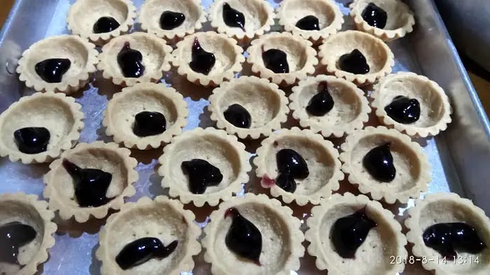 Resepi Cupcake Blueberry Filling - Surasmi K