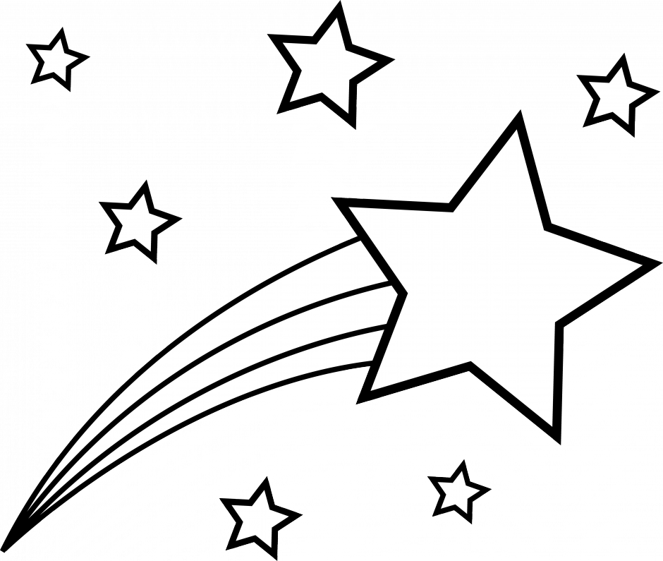 Star coloring pages to print. Free Shooting Star Coloring Page Download Free Shooting Star Coloring Page Png Images Free Cliparts On Clipart Library