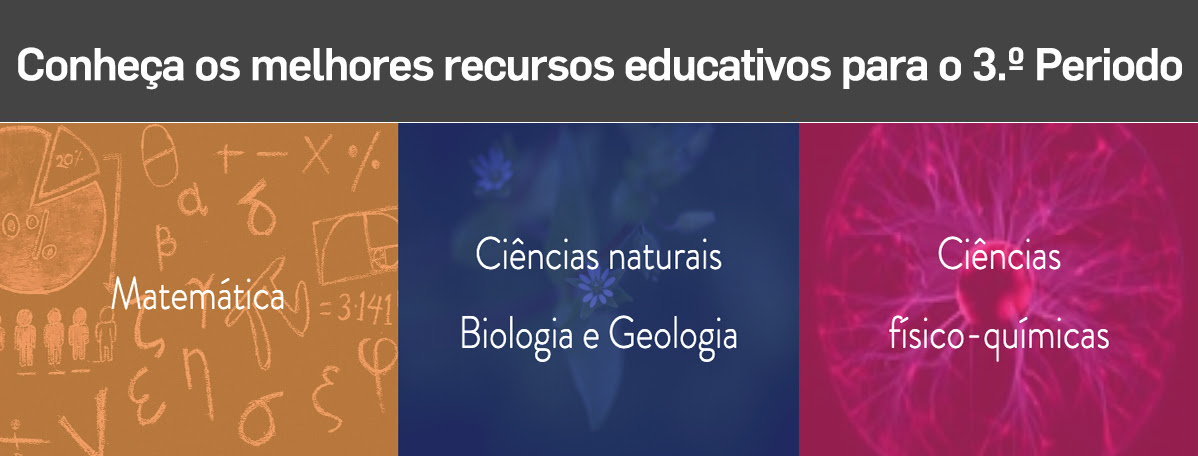 Sugestões de recursos educativos para o 3.º período