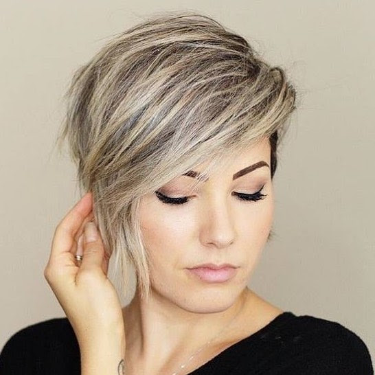 short hairstyles for thick hair 2019 female