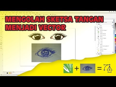 membuat vector mata dari sketch hingga olah digital di