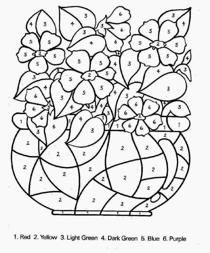 Coloring Page Christmas Coloring Pages For Kids Color By Number