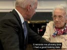 Watch Joe Biden Flirt With A 108-Year-Old Veteran