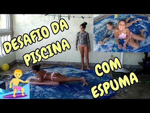 Desafio da piscina pool challenge for kids - Two Girls Desafio da piscina challenge - Desafio Da ...