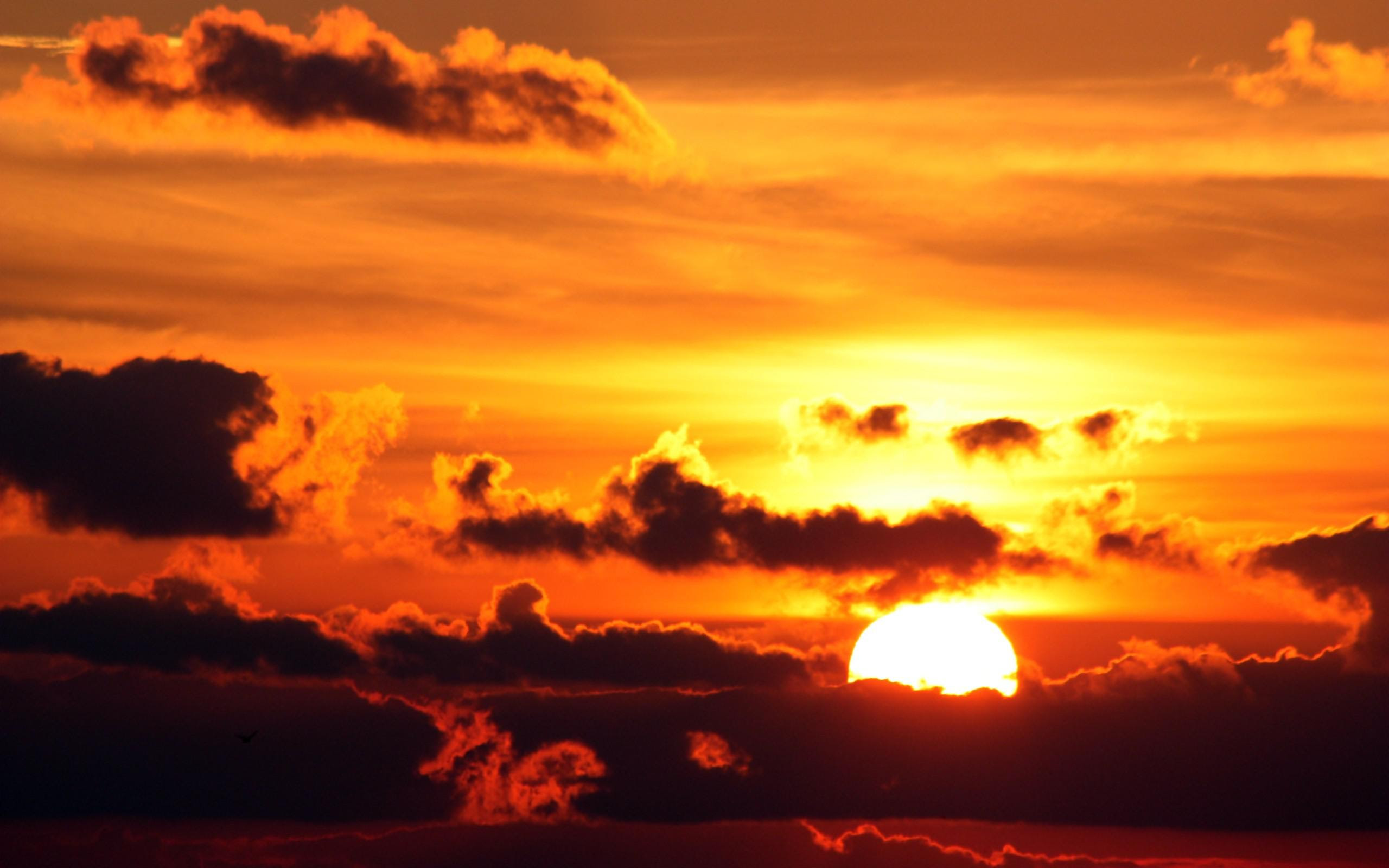 Awesome Wallpaper Sunset Clouds Images