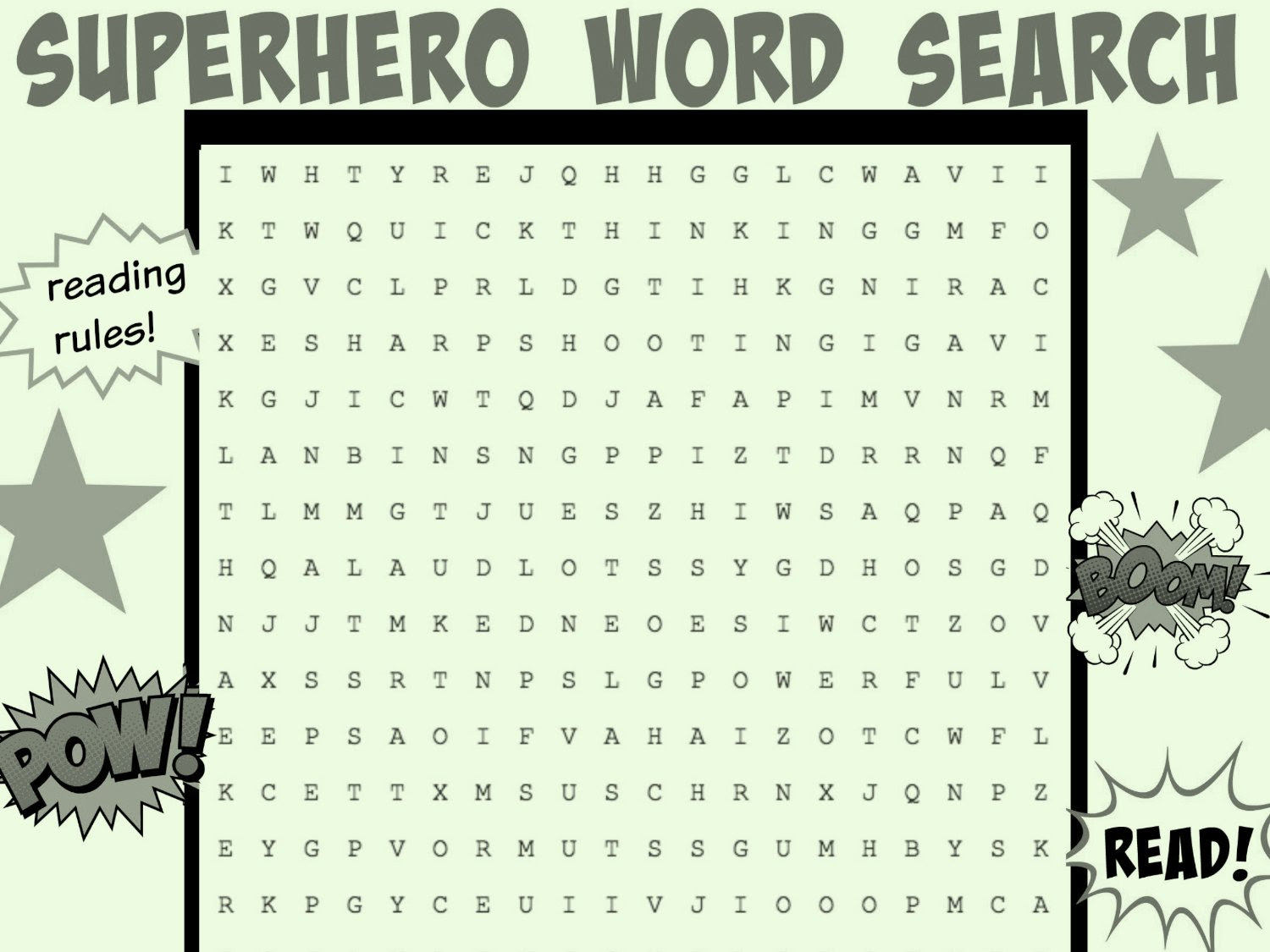 Word search puzzles in large print format. Superhero Word Search Worksheets Printables Scholastic Parents