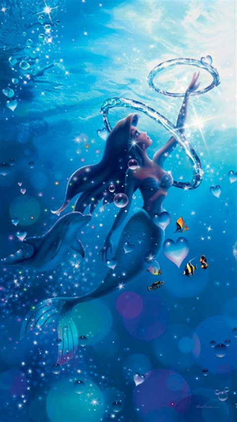 50 素晴らしい壁紙 リトル マーメイド 美しい花の画像