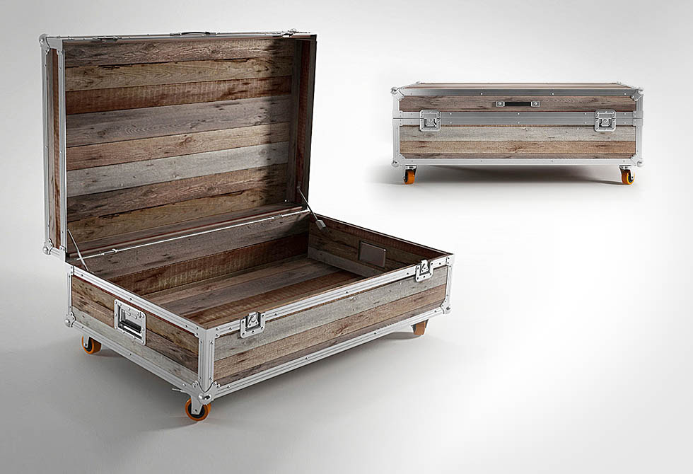 Laurel foundry modern farmhouse glenns coffee table. Roadie Trunk Coffee Table Lumberjac