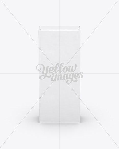Download Download White Paper Box Mockup - Front View (High-Angle ...
