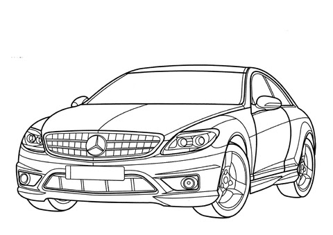 Maybe you would like to learn more about one of these? Mercedes Benz Cl Klasse Kleurplaat Gratis Kleurplaten Printen
