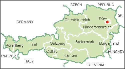 Find local businesses, view maps and get driving directions in google maps. Osterreich Karte Map Of Austria