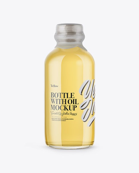 Download Download 65ml Glass Oil Bottle Sealed with Wax Mockup ...