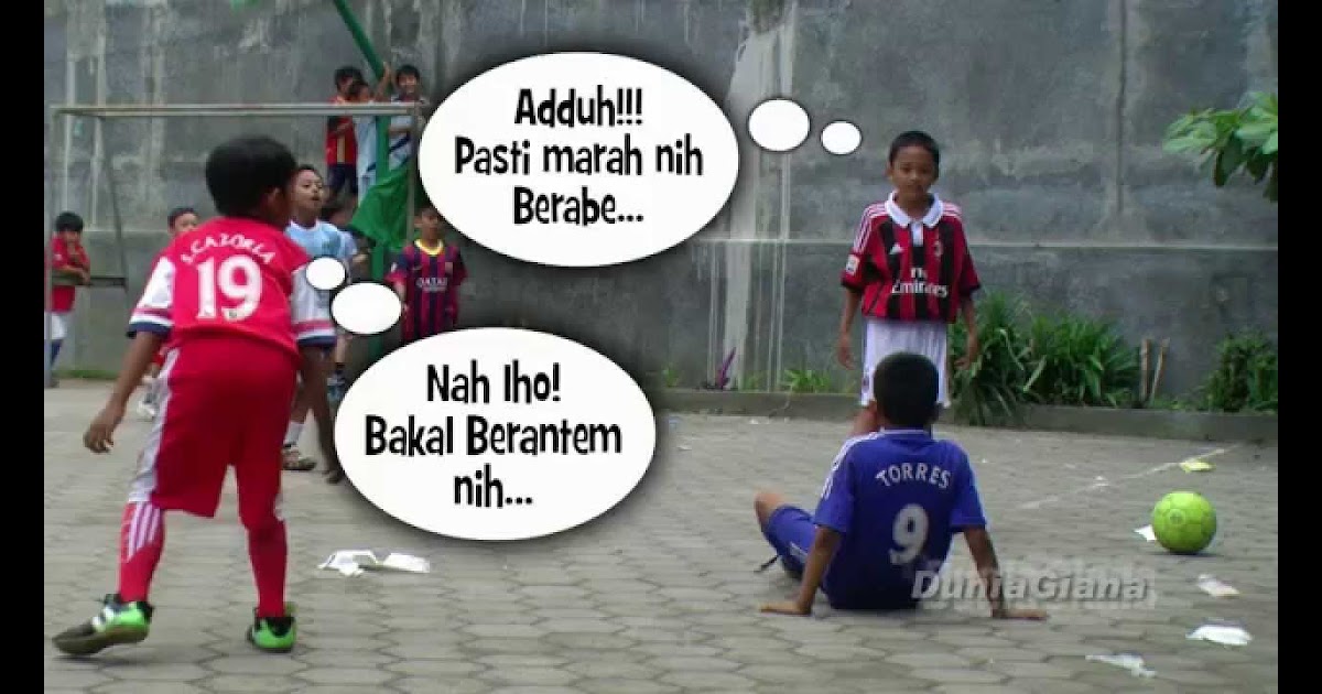 Gambar Kartun Anak Futsal