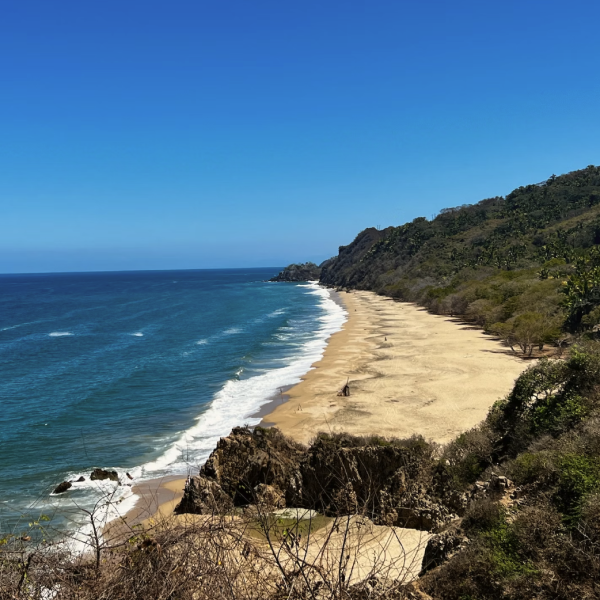 View over Riviera Nayarit coastline