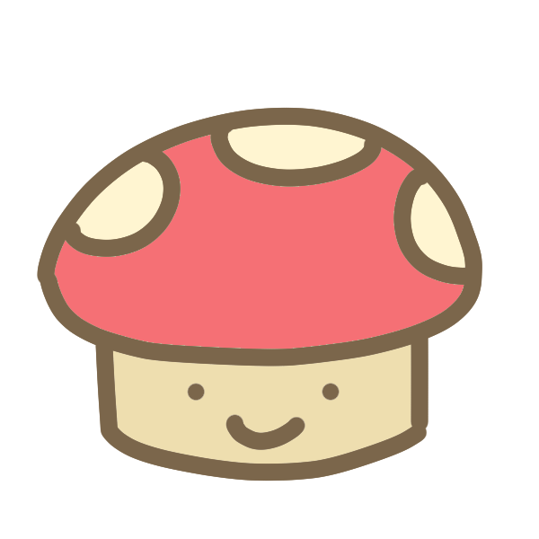 美しい花の画像 最高のきのこ 可愛い イラスト