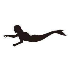 ユニークシルエット 人魚 イラスト 簡単 ディズニー画像のすべて